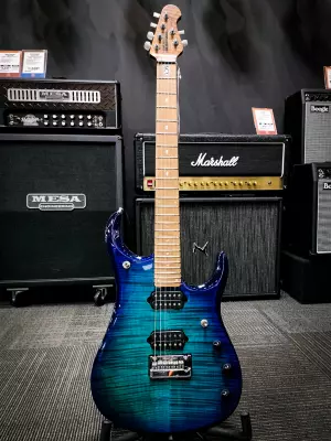 Ernie Ball Music Man - John Petrucci JP15 Electric Guitar - Cerulean Blue